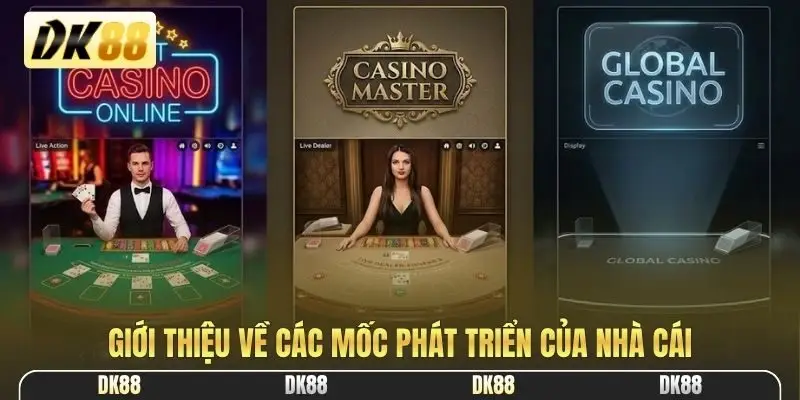 Giới thiệu về các mốc phát triển của nhà cái
